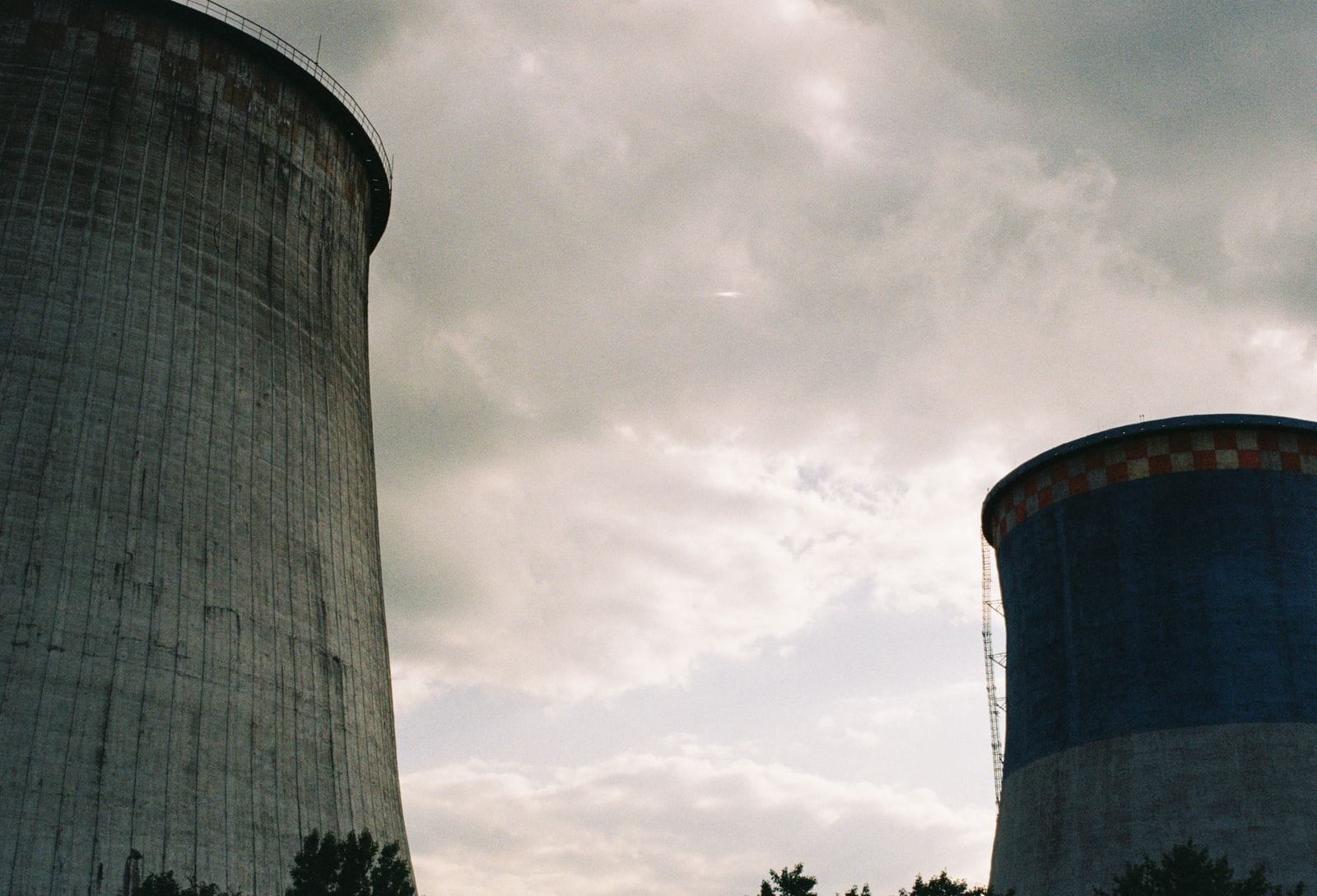 Cooling towers of a nuclear power station