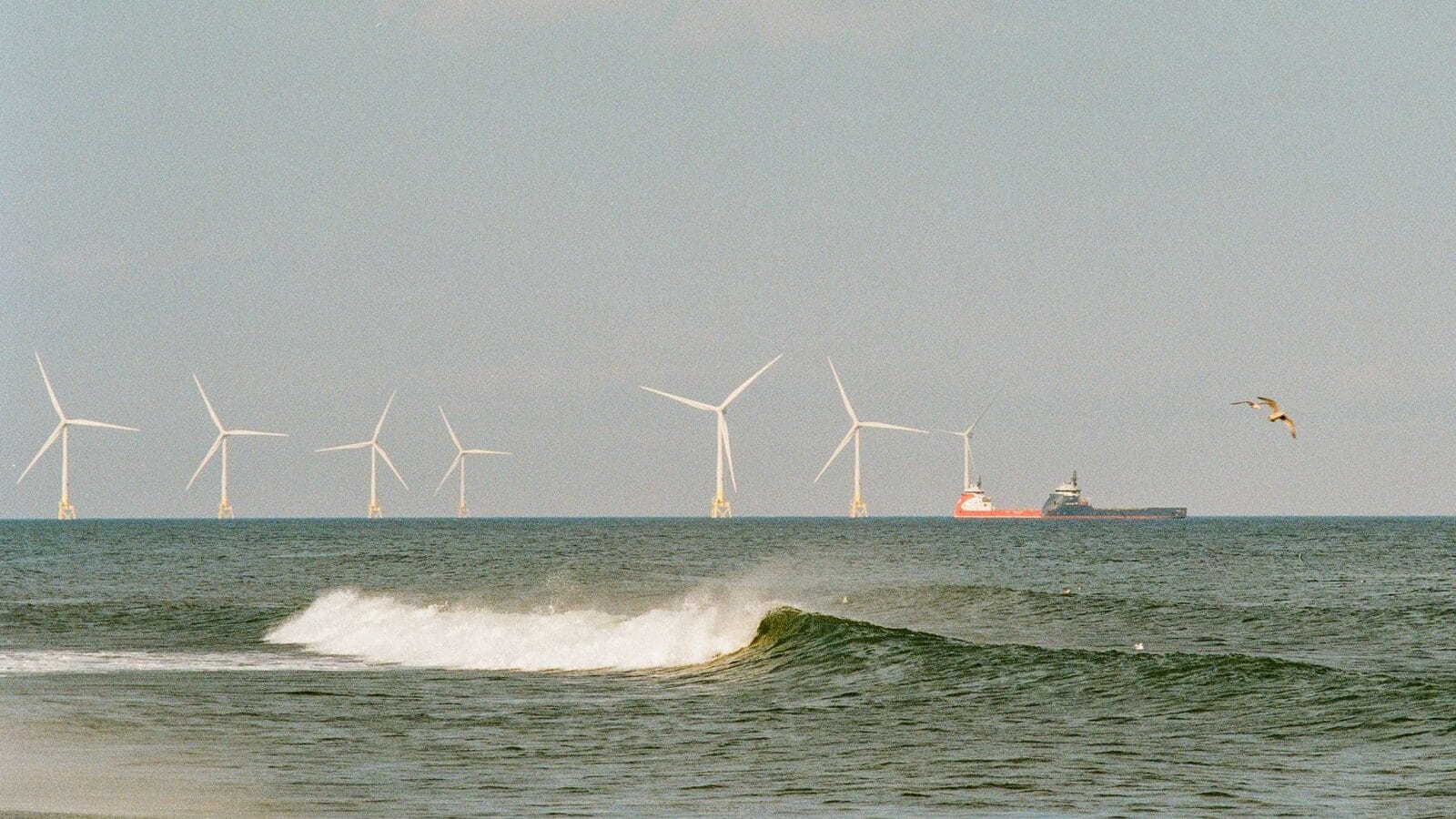 Offshore wind turbines in the North Sea